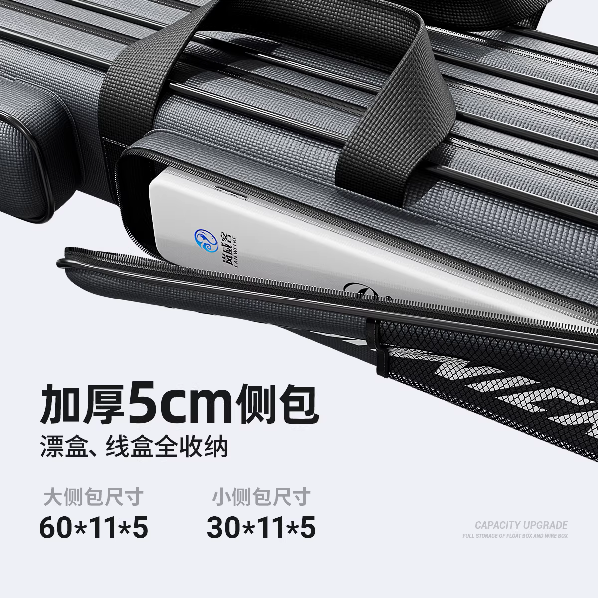 鱼竿包轻便型竿包装备渔具包钓鱼专用杆包鱼竿收纳包鱼具包大容量 图4