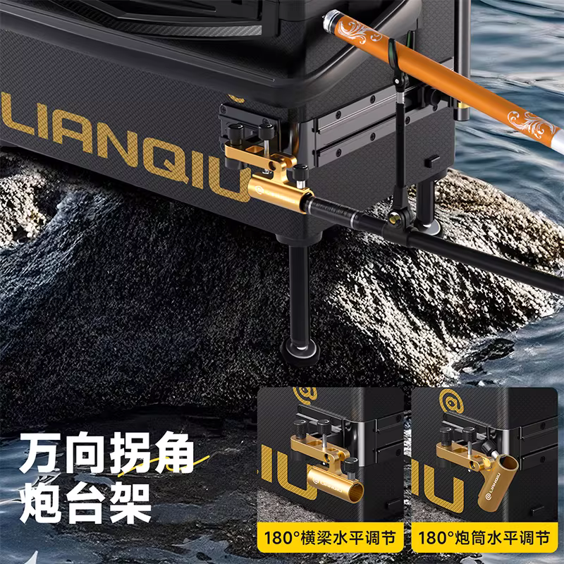 连球钓鱼箱2026新款26L全套超轻免安装钓鱼箱多功能台钓箱渔具 图2