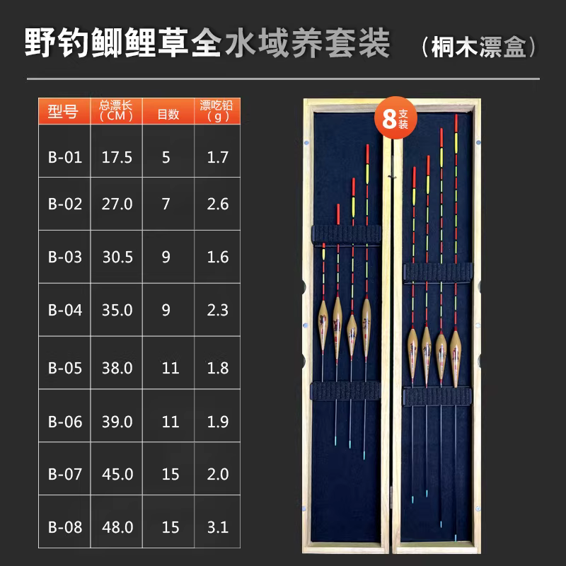 阿卢芦苇浮漂正品官方八仙过海综合野钓超级醒目鱼漂十大品牌套装 图4
